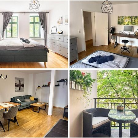 לייפציג Super Zentrale, Gemutliche Wohnung Mit Balkon מראה חיצוני תמונה