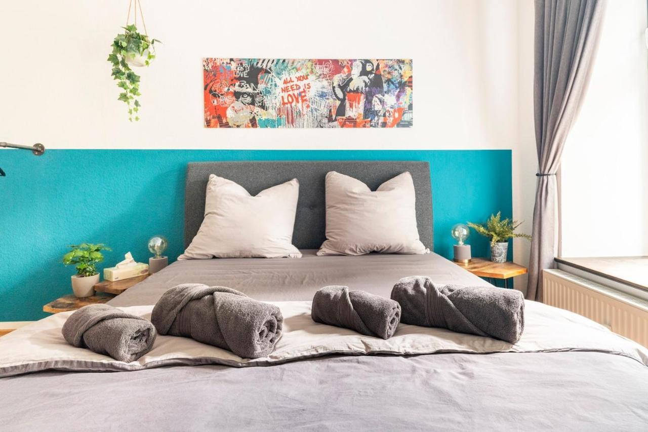 לייפציג Super Zentrale, Gemutliche Wohnung Mit Balkon מראה חיצוני תמונה